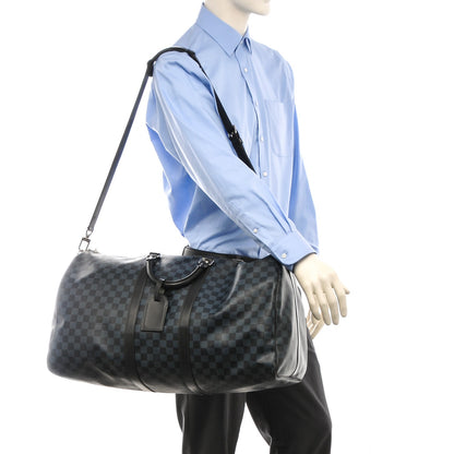 Louis Vuitton Damier Cobalt Keepall Bandouliere 55 2 of 7