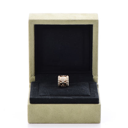 Van Cleef & Arpels 18K Rose Gold Diamond Perlee Clovers Pendant 4 of 4