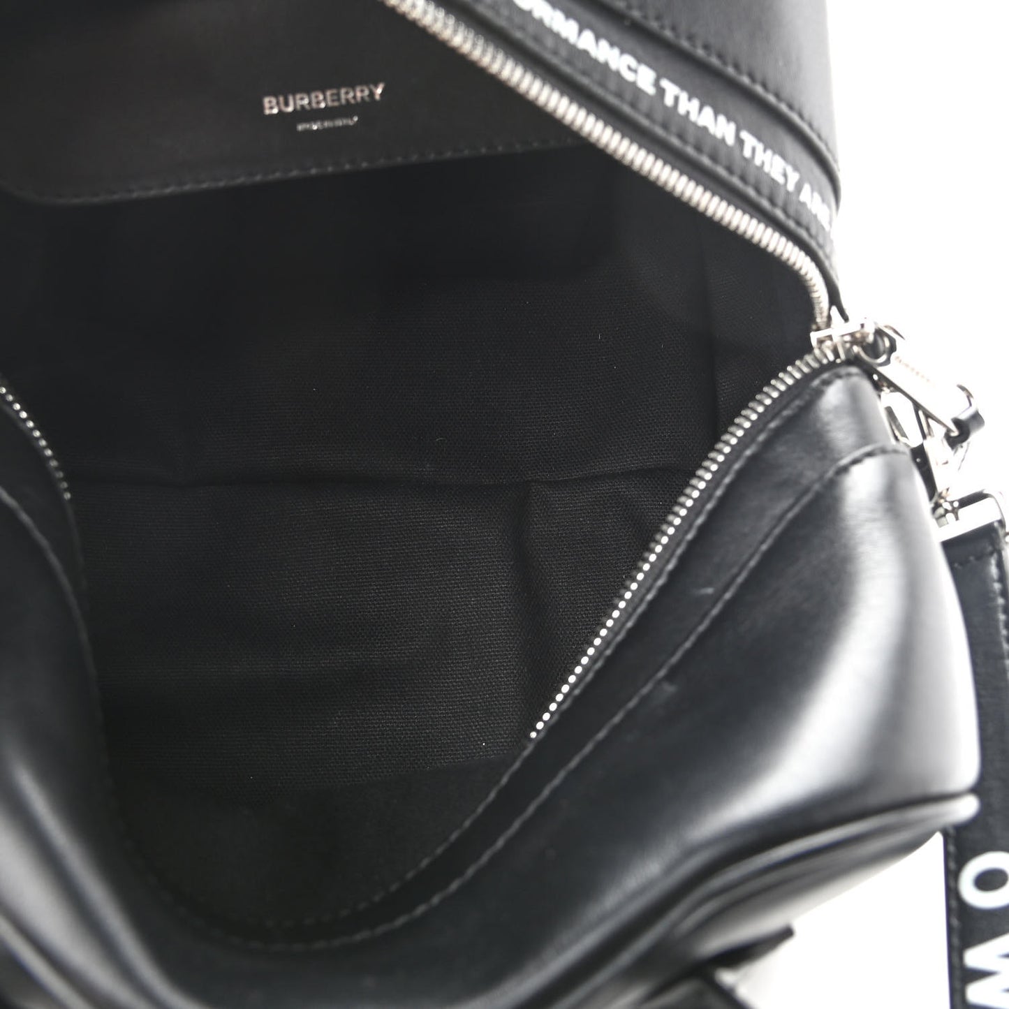Smooth Calfskin Montage Print Small Cube Bowling Bag Black