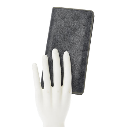 Louis Vuitton Damier Graphite Brazza Wallet Kaki 2 of 10