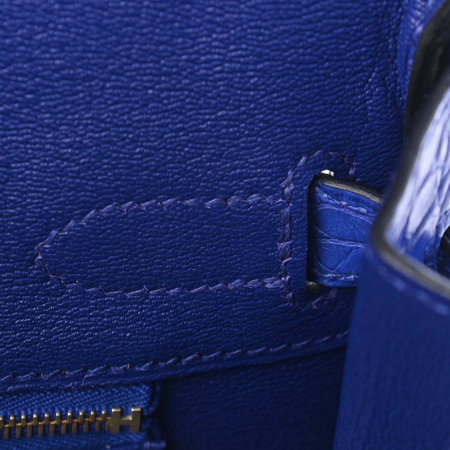 Matte Alligator Birkin 30 Bleu Electrique