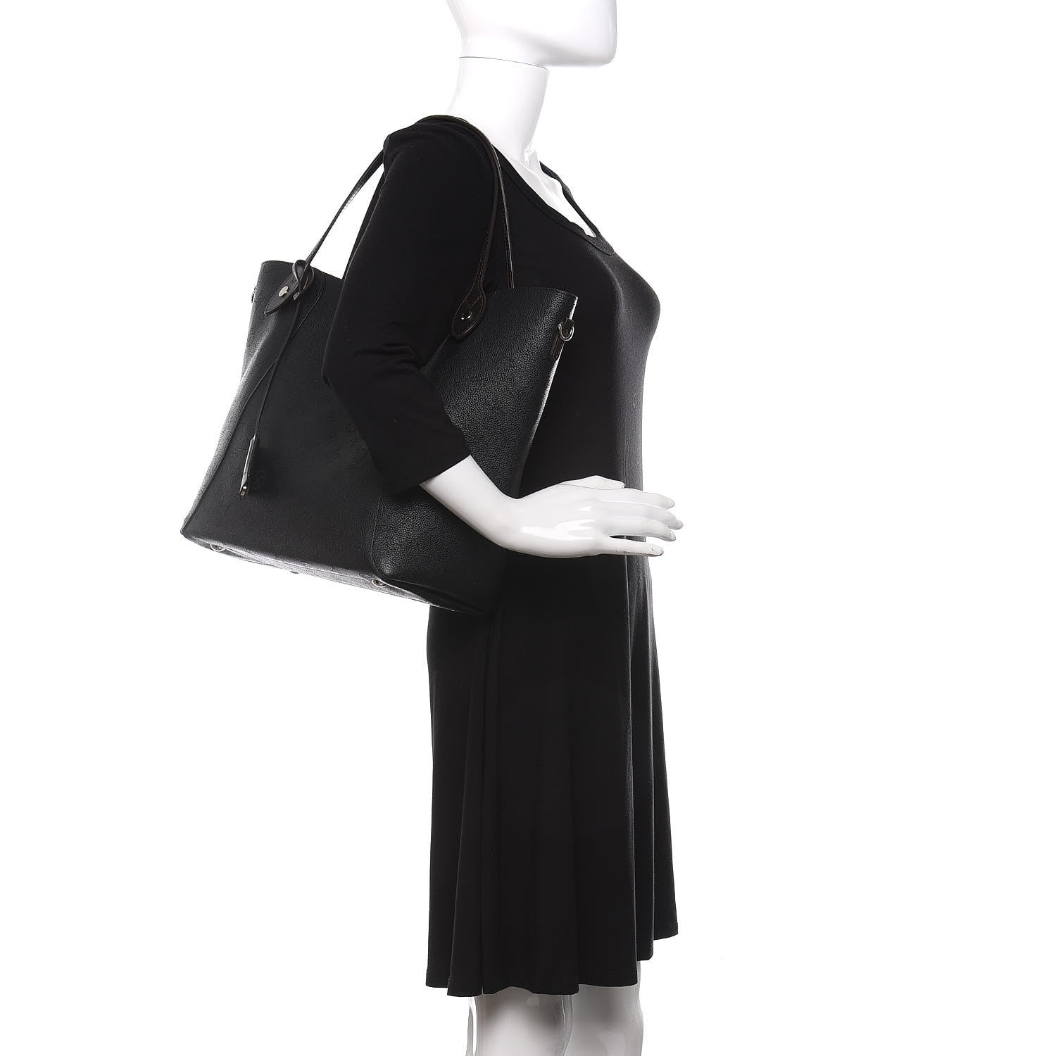 Louis Vuitton Mahina Hina MM Black 2 of 11