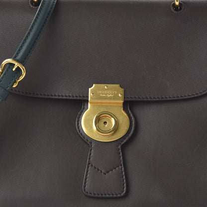 Burberry Trench Calfskin Medium DK88 Top Handle Bag Dark Chocolate 10 of 10