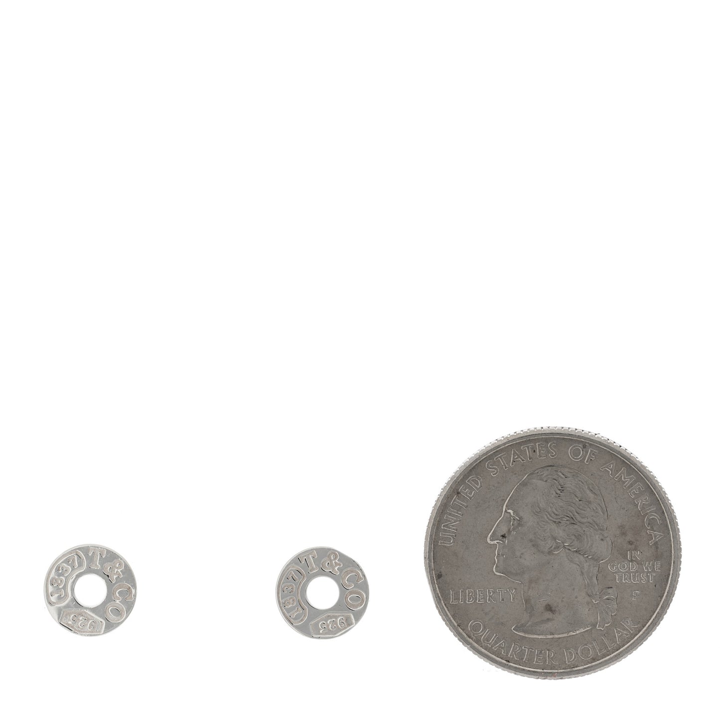 Sterling Silver 1837 Circle Earrings