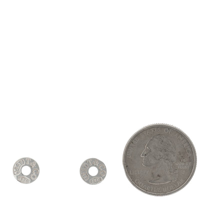 Tiffany Sterling Silver 1837 Circle Earrings 2 of 4