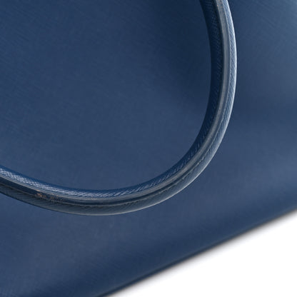 Prada Saffiano Lux Medium Tote Bluette 11 of 12
