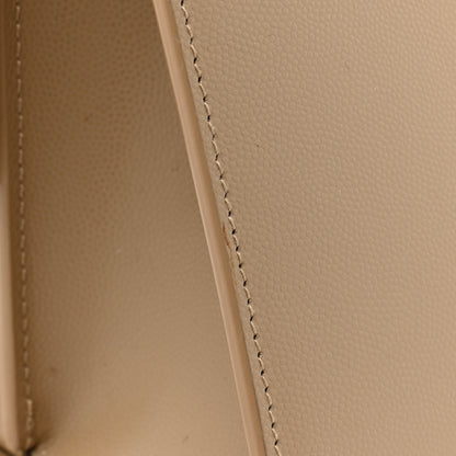 Saint Laurent Grain De Poudre Medium Uptown Tote Dark Beige 13 of 19