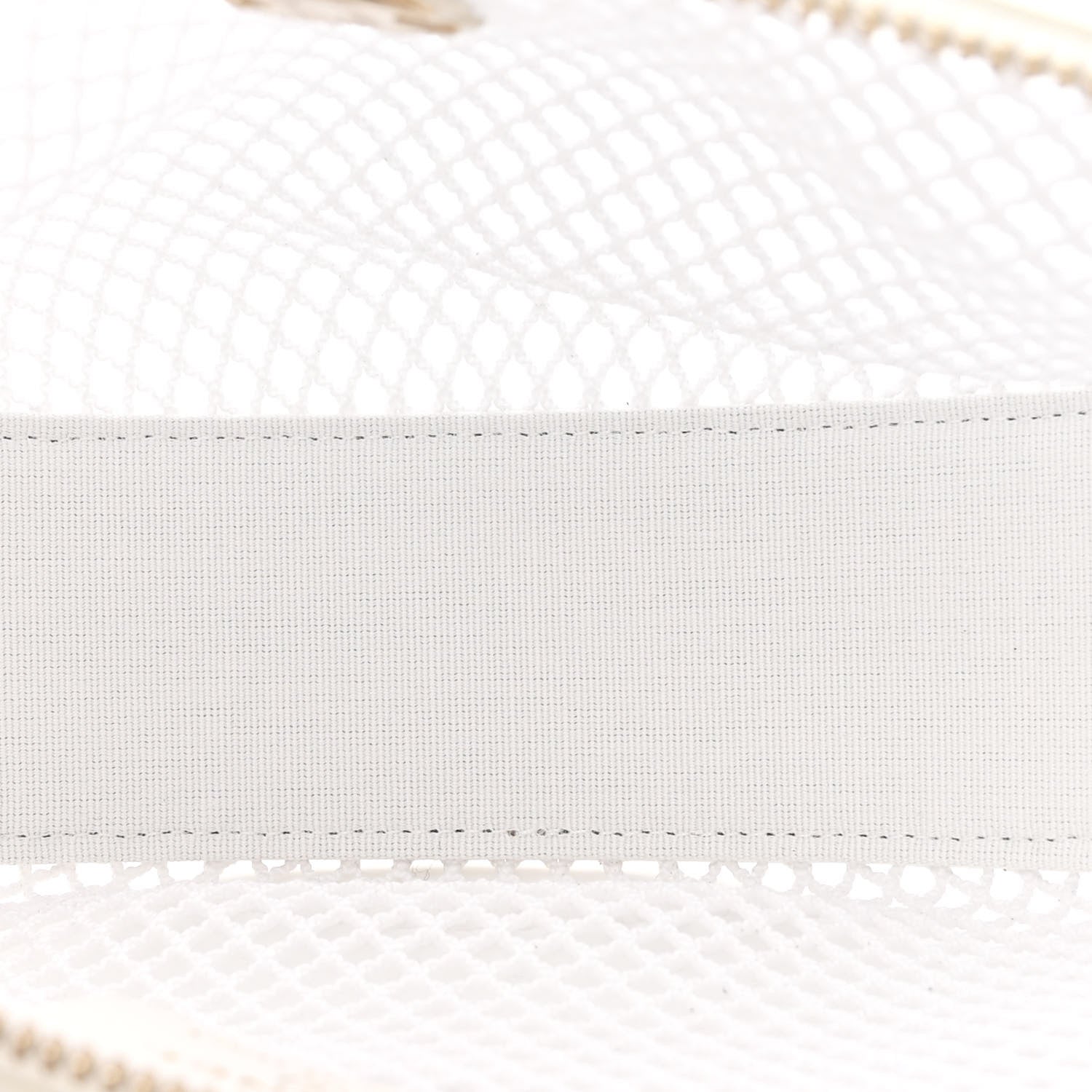 Chanel Mesh Shiny Lambskin Chain Hobo White 6 of 13