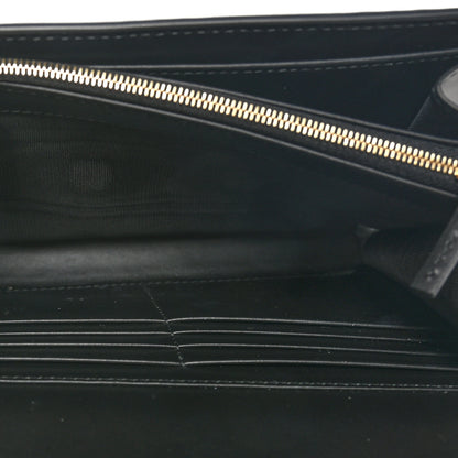 Gucci Calfskin GG Debossed Chain Wallet Black 5 of 9