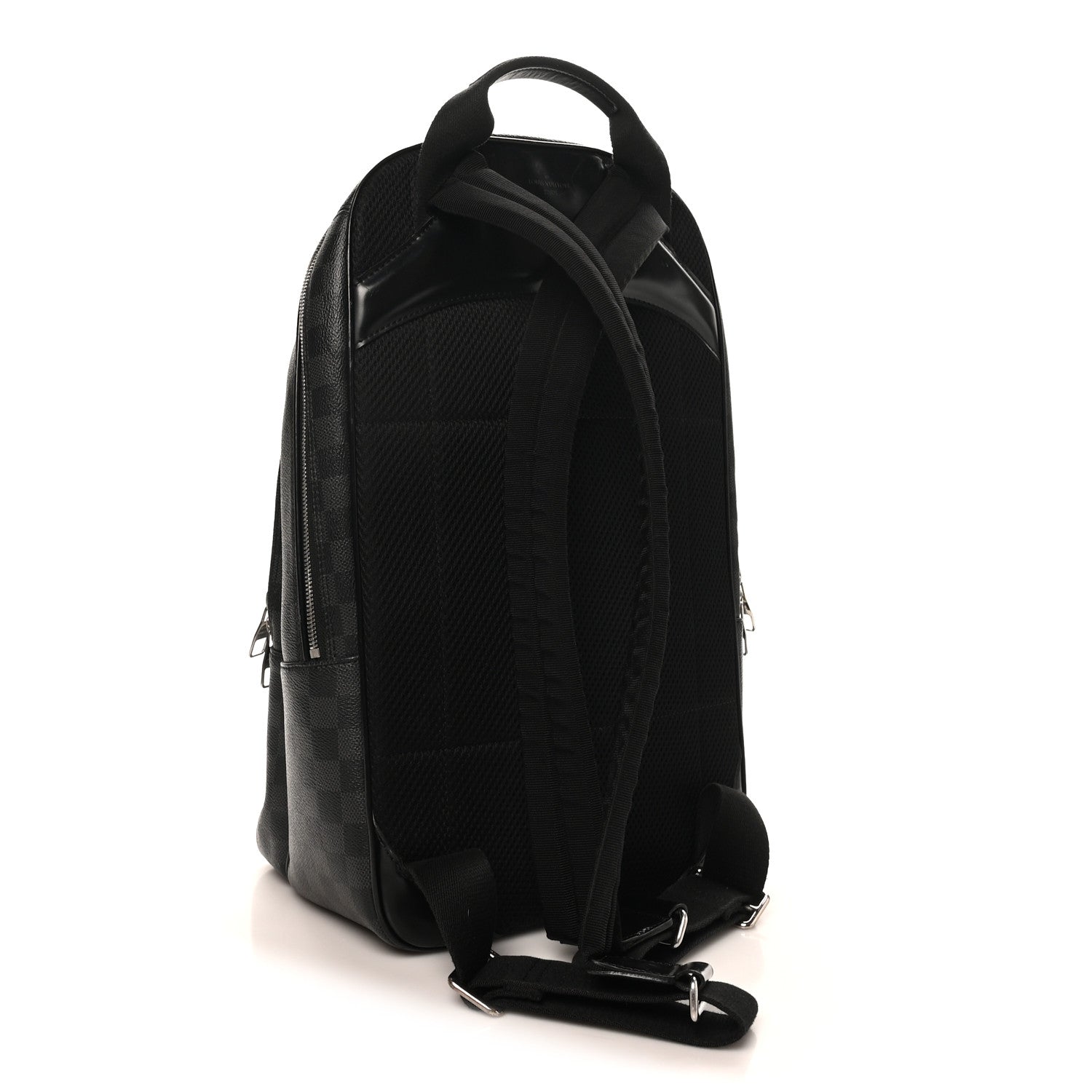 louis vuitton backpack black checkers LOUIS VUITTON Michael Backpack Graphite Damier Graphite