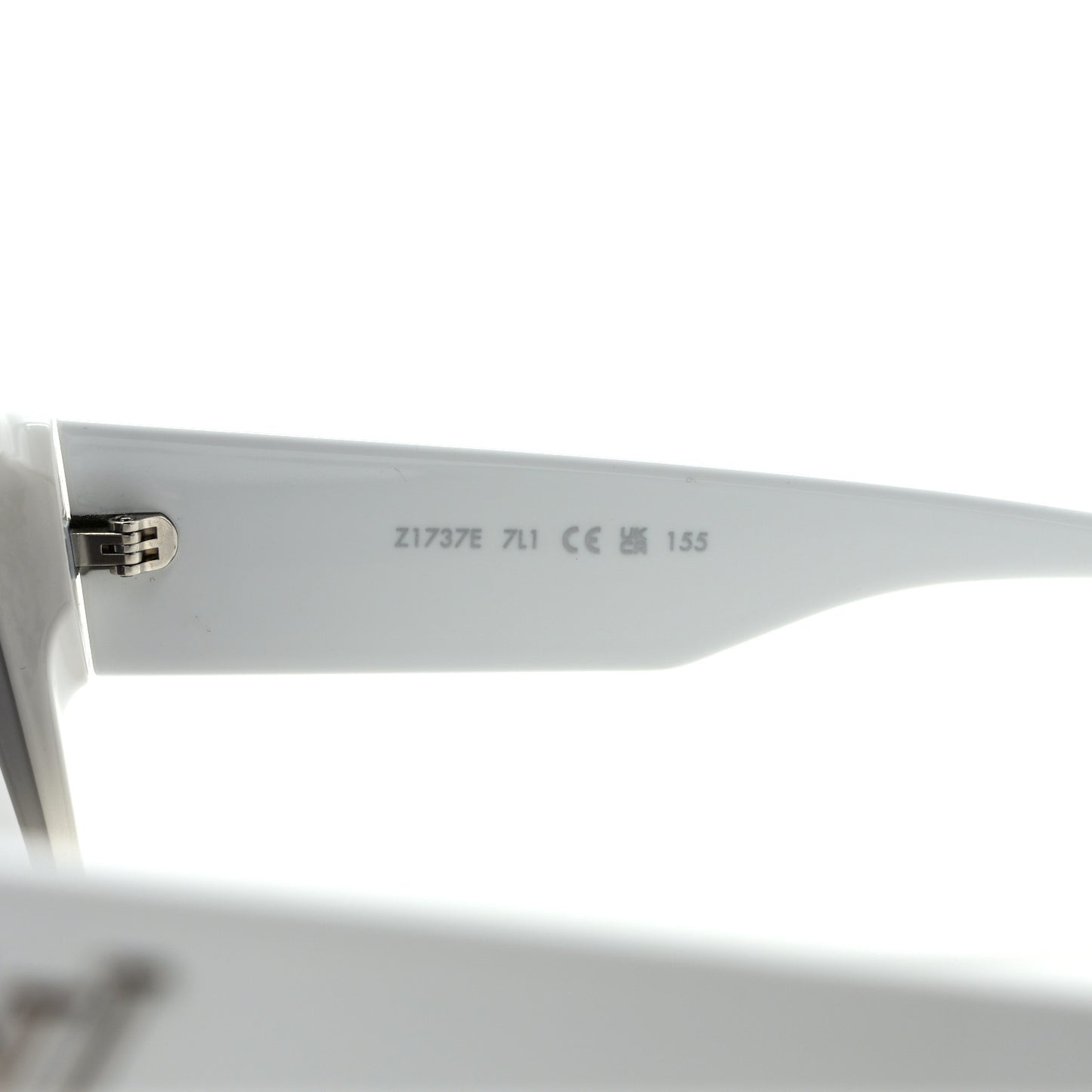 Acetate Swarovski Crystal Cyclone Sunglasses Z1737E White