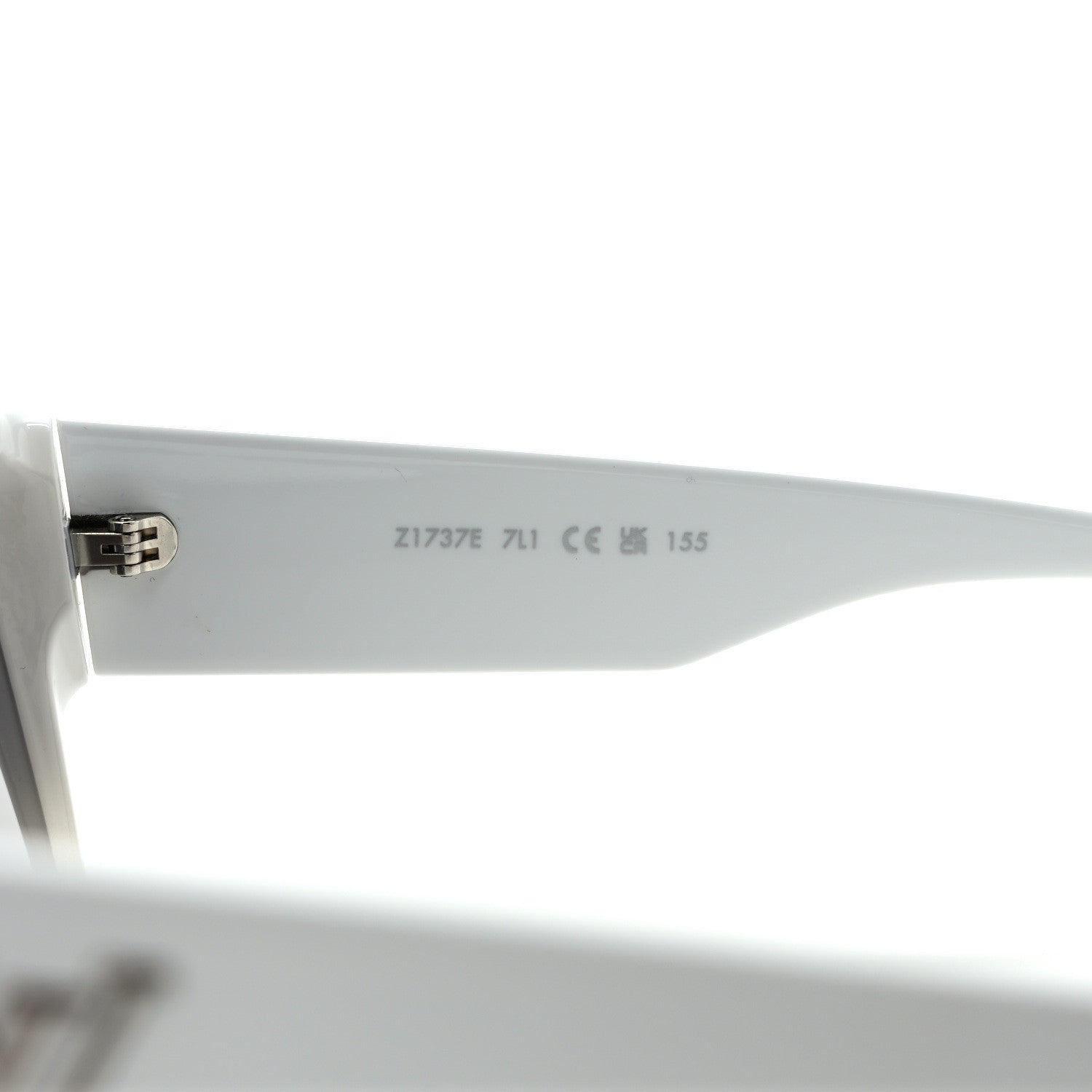Louis Vuitton Acetate Swarovski Crystal Cyclone Sunglasses Z1737E White 8 of 9