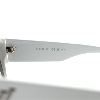 Louis Vuitton Acetate Swarovski Crystal Cyclone Sunglasses Z1737E White 8 of 9