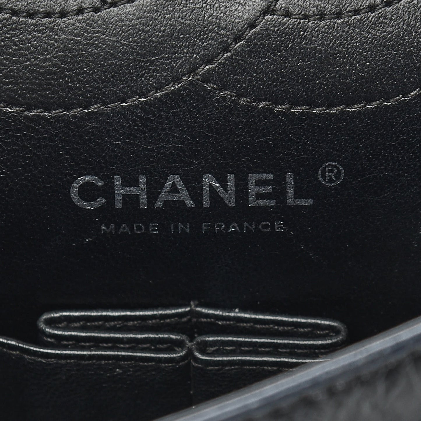 Aged Calfskin Quilted 2.55 Reissue 225 Flap So Black