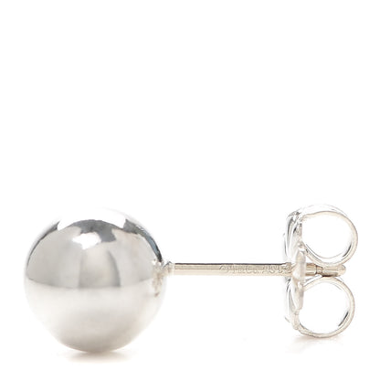 Tiffany Sterling Silver 8mm HardWear Ball Earrings 4 of 5
