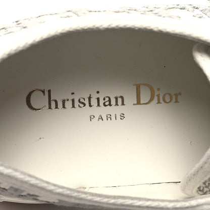 Christian Dior Canvas Oblique Walk Dior Low Top Sneakers 36 Grey Stone 8 of 9