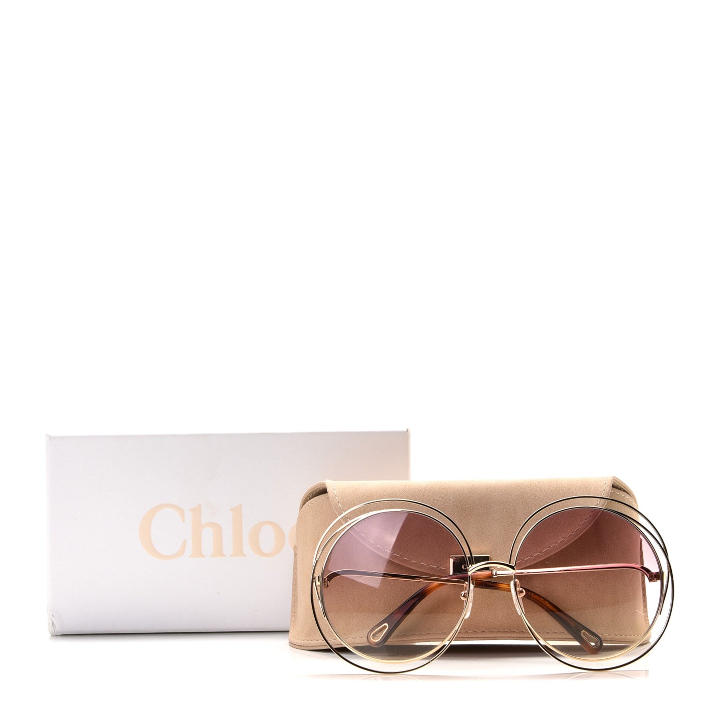 Oversized Round Carlina Oversized Round Sunglasses CE114SD Gold Pink