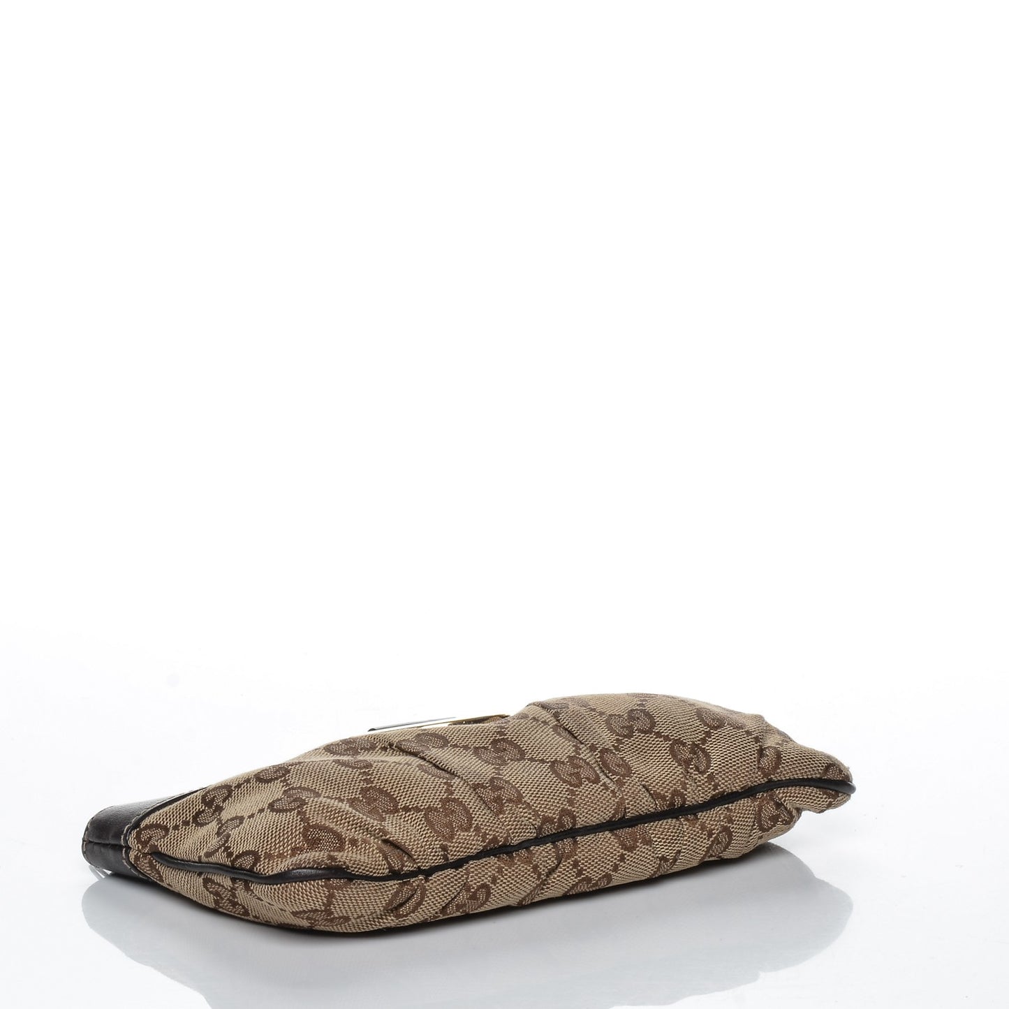 Monogram D Ring Wristlet Dark Brown
