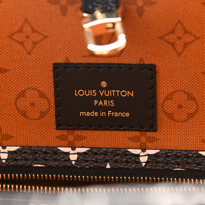 Louis Vuitton Monogram Giant Crafty Neverfull MM Creme Caramel 7 of 10