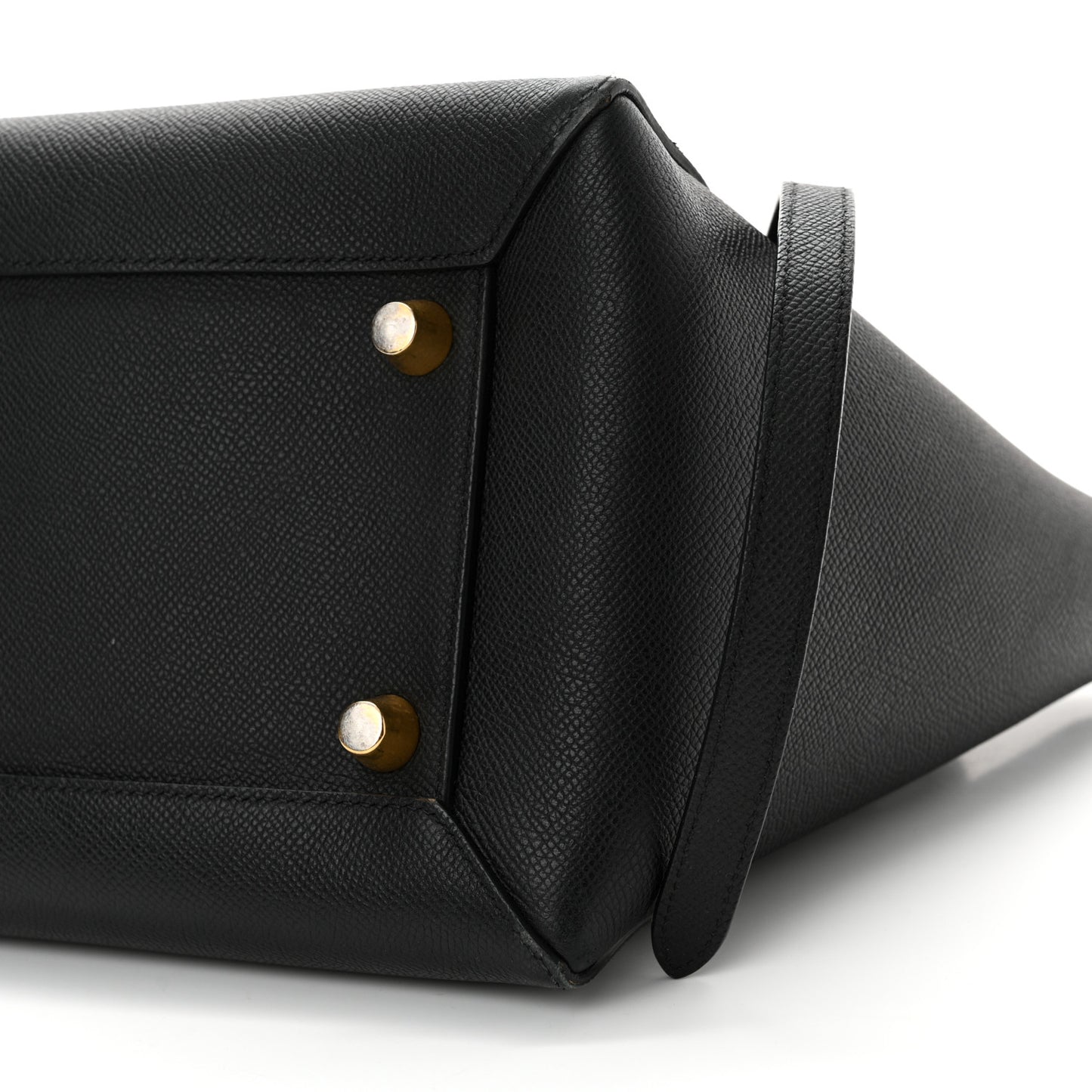 Grained Calfskin Mini Belt Bag Black