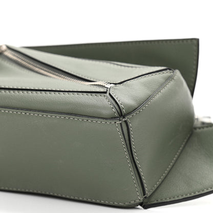 Loewe Calfskin Mini Puzzle Bumbag Dark Sage 10 of 12