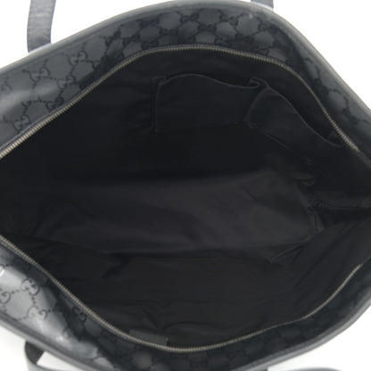 Gucci Imprime Monogram Large Zippered Shopping Tote Pewter 4 of 10