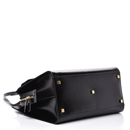 Saint Laurent Shiny Calfskin Medium Uptown Tote Black 4 of 10