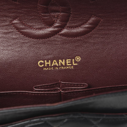 Chanel Lambskin Quilted Medium Double Flap Black 6 of 11