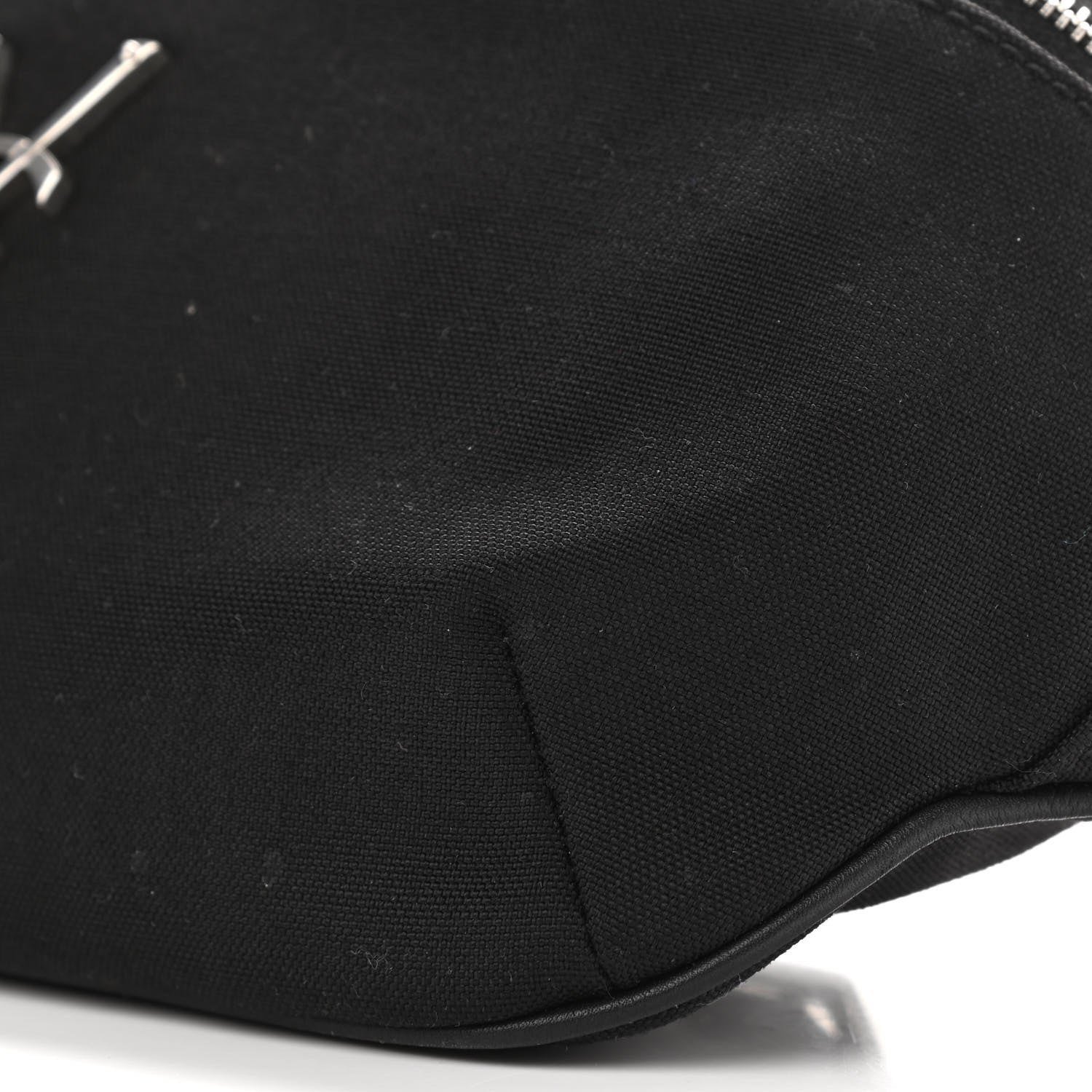 Saint Laurent Canvas Monogram Belt Bag Black 9 of 10