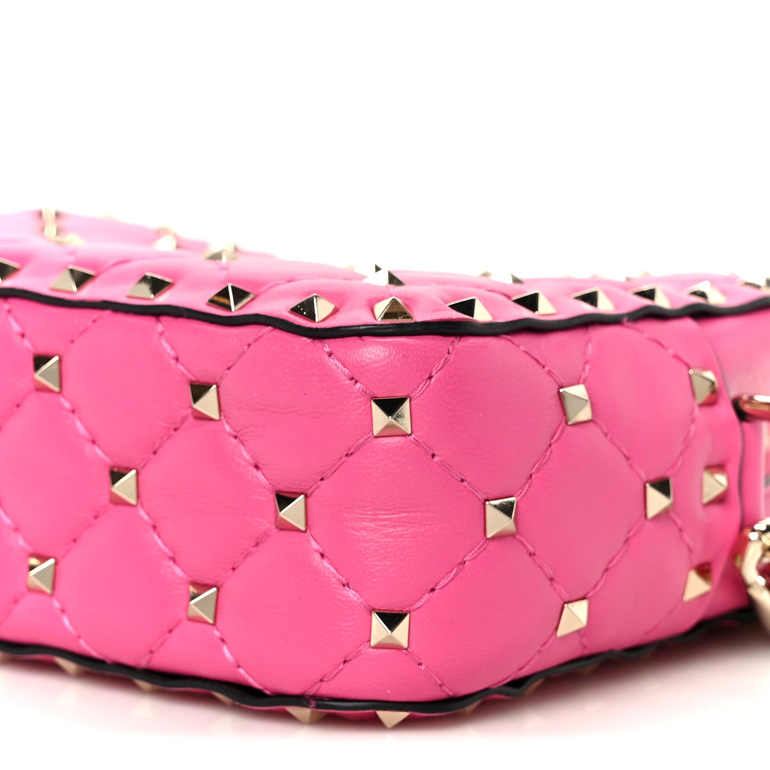 Valentino Garavani Nappa Rockstud Spike Camera Crossbody Bag Blossom 10 of 10