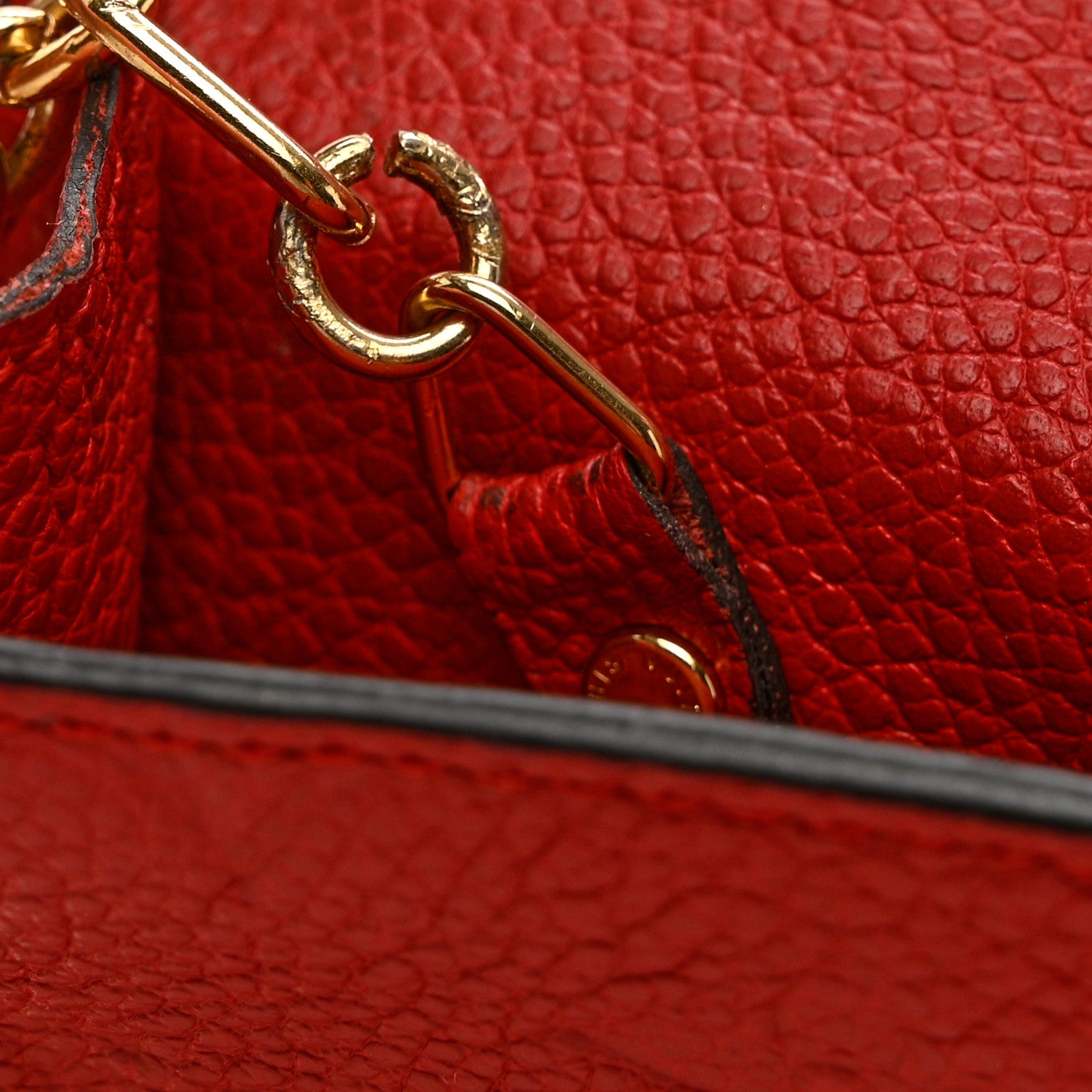 Louis Vuitton Empreinte Key Pouch Cherry 7 of 7