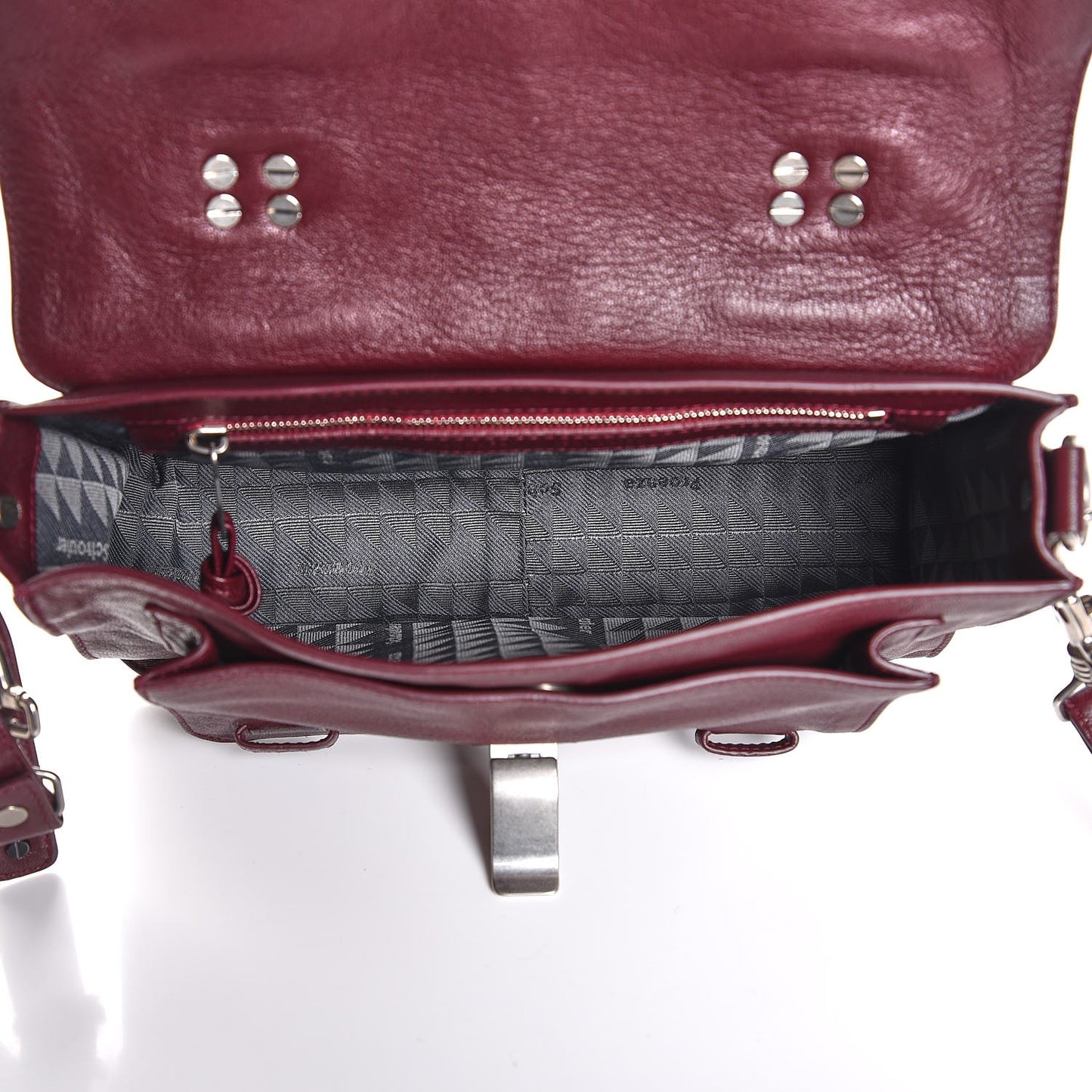 Lambskin Tiny PS1 Satchel Oxblood