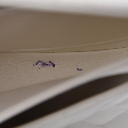 Chanel Caviar Quilted Medium Double Flap White 8 of 10