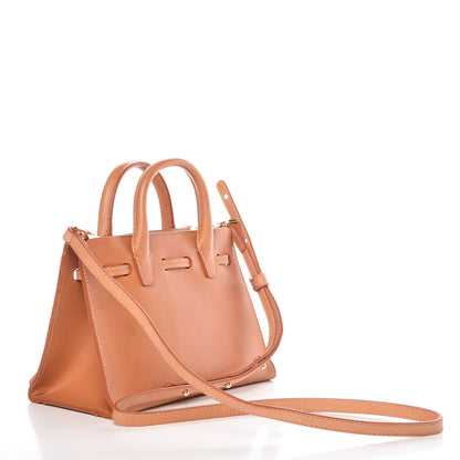 Mansur Gavriel Calfskin Mini Mini Sun Bag Cammello 3 of 16