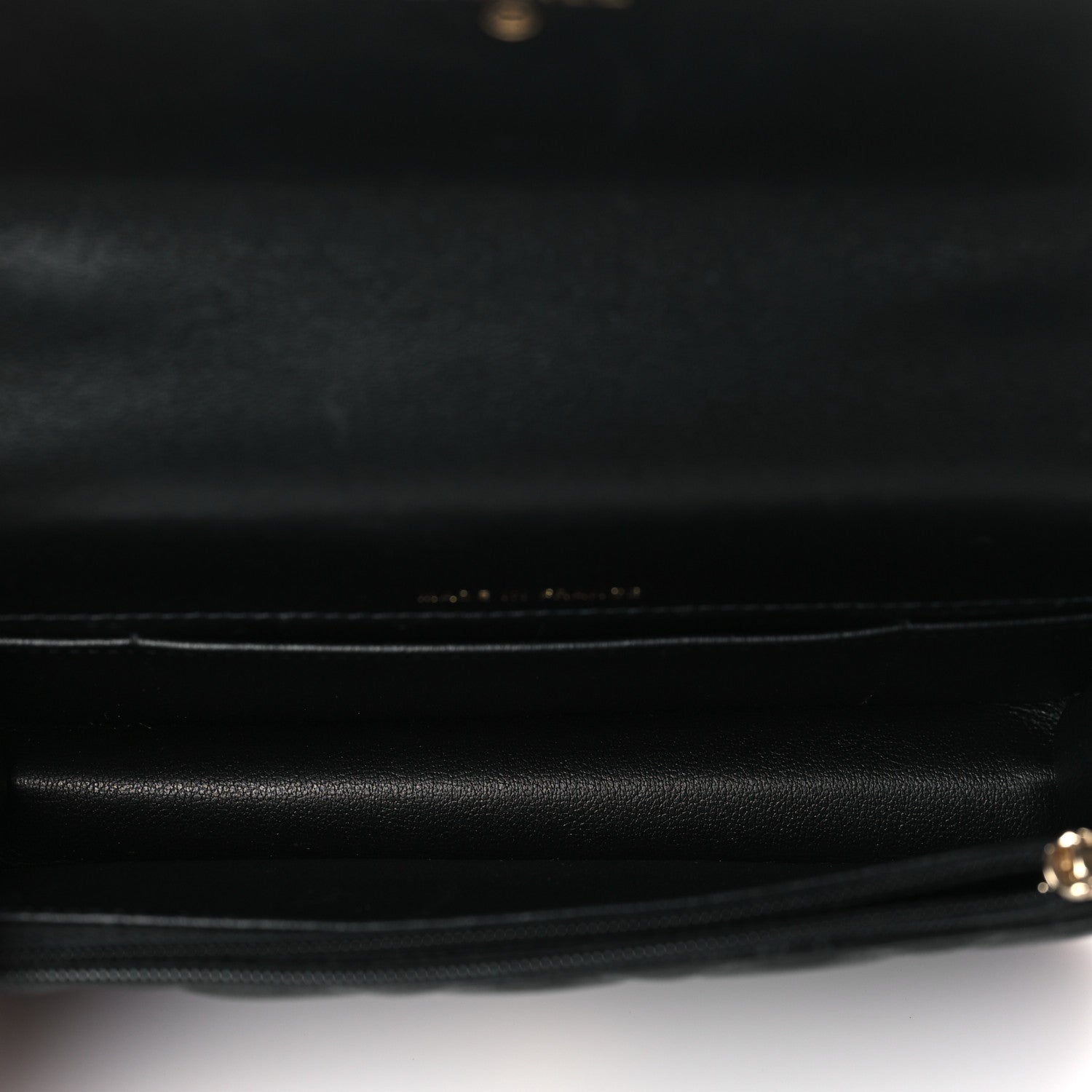 Chanel Lambskin Quilted Flap Phone Holder With Chain Black 5 of 11