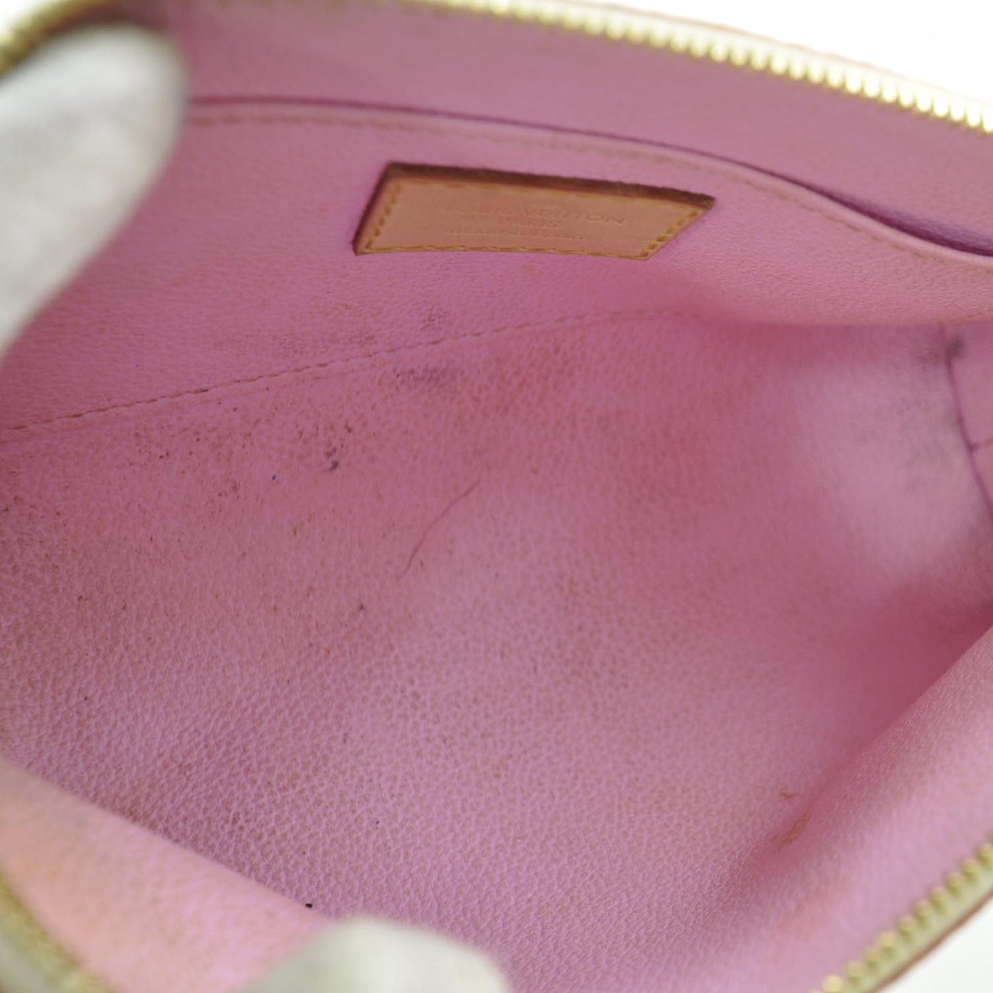 Monogram Multicolor Cosmetic Pouch White Litchi