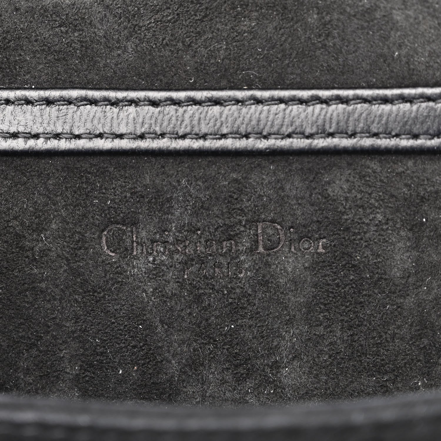 Christian Dior Lambskin Studded Vertical Diorama Black 6 of 9