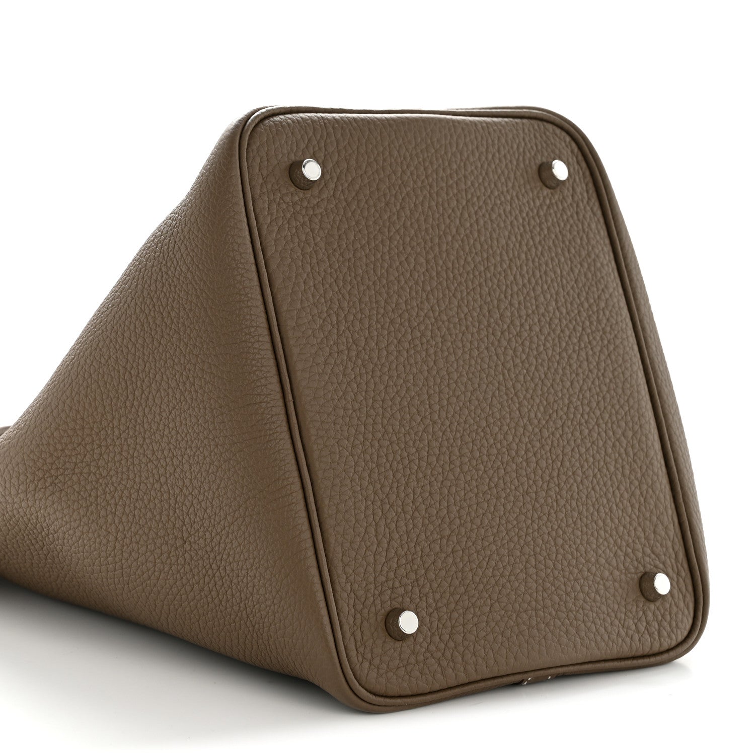 Hermes Taurillon Clemence Picotin Lock 22 MM Etoupe 8 of 10