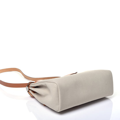 Hermes Vache Hunter Toile Herbag Zip 31 PM Trench Gold 4 of 11