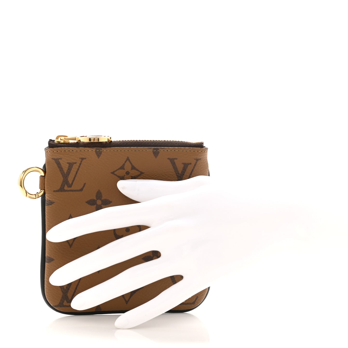Reverse Monogram Trio Square Pouch
