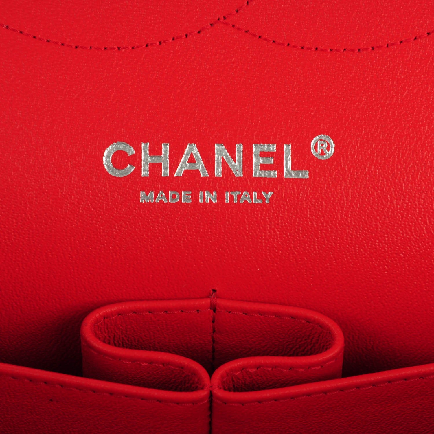 Chanel Lambskin Quilted Jumbo Double Flap Red 7 of 8