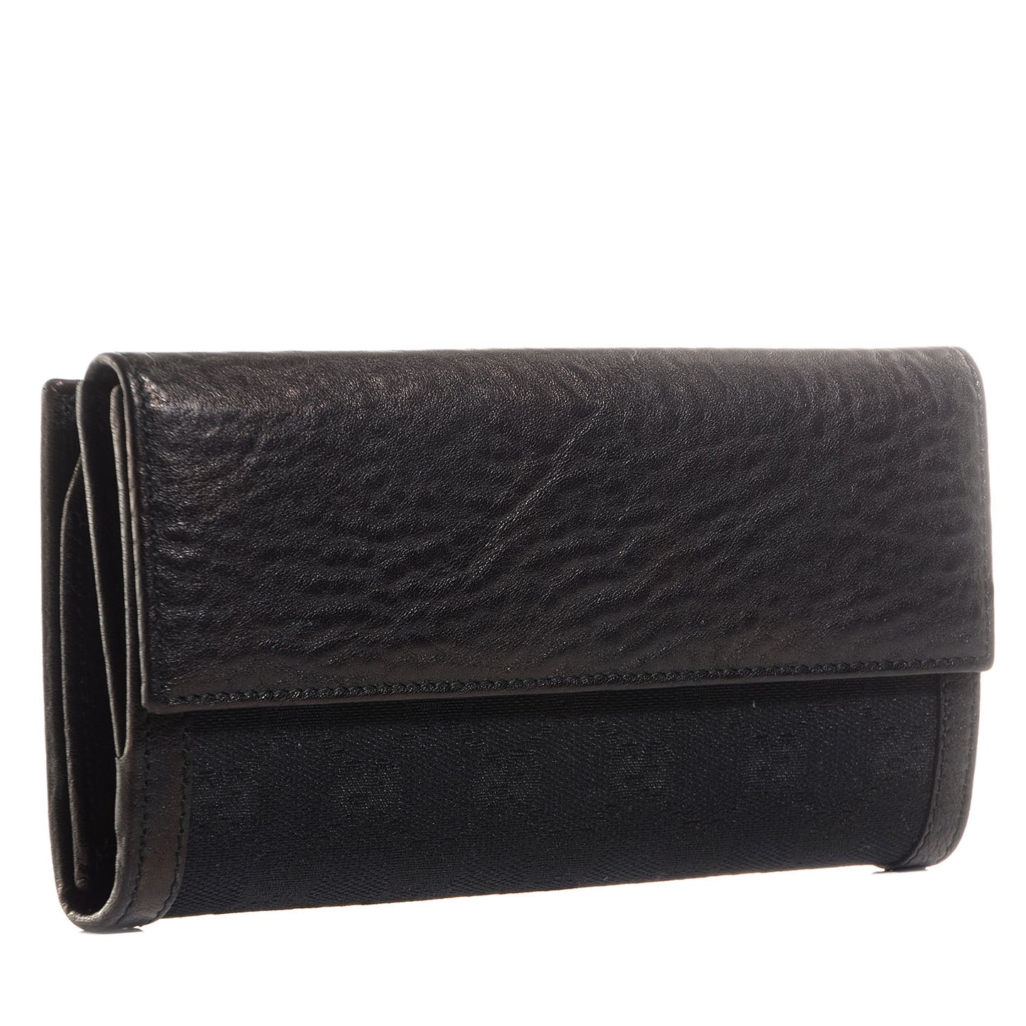 Monogram Interlocking GG Continental Wallet Black