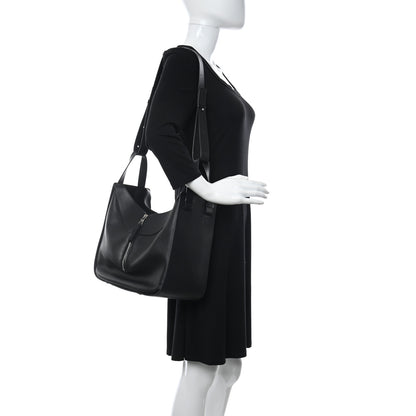 Loewe Calfskin Medium Hammock Shoulder Bag Black 2 of 10