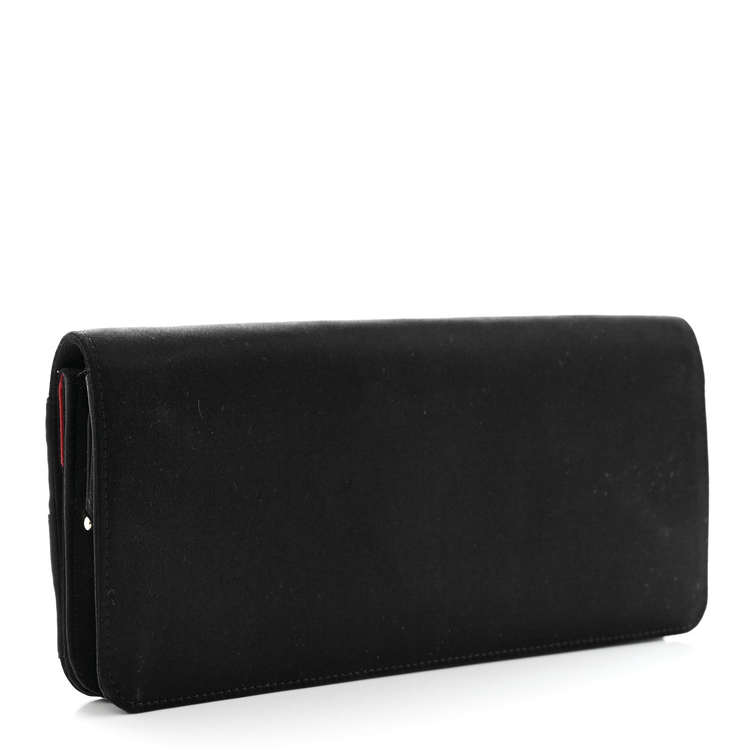 Chanel Satin Bow Clutch Black 3 of 9