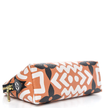 Louis Vuitton Monogram Giant Crafty Cosmetic Pouch Crème Caramel 4 of 9