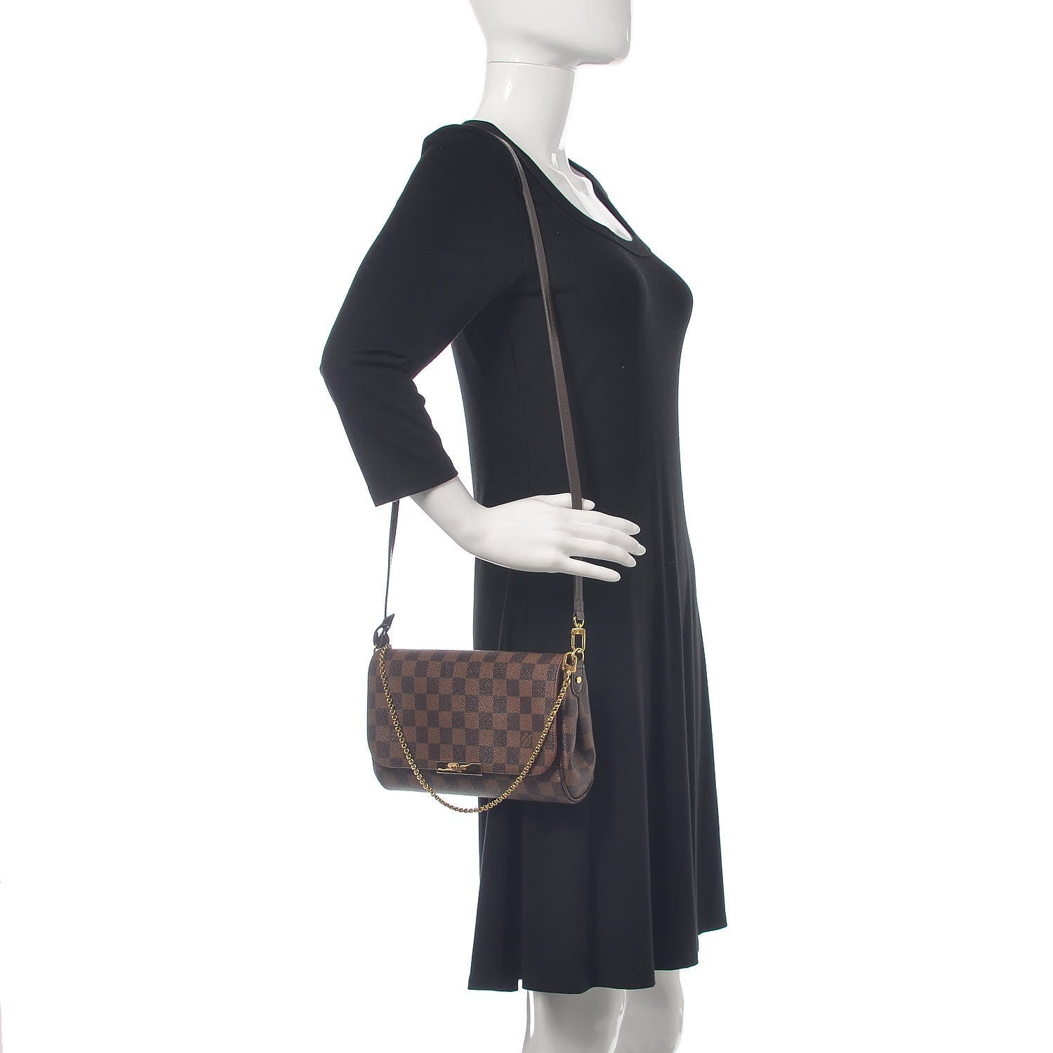 Louis Vuitton Damier Ebene Favorite MM 2 of 13