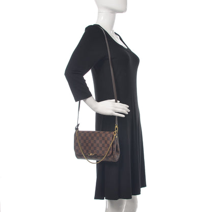 Louis Vuitton Damier Ebene Favorite MM 2 of 13