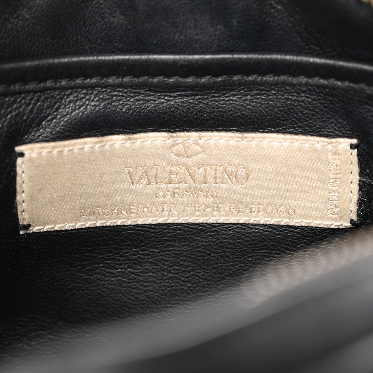 Calfskin Small Logo Go Crossbody Bag Black