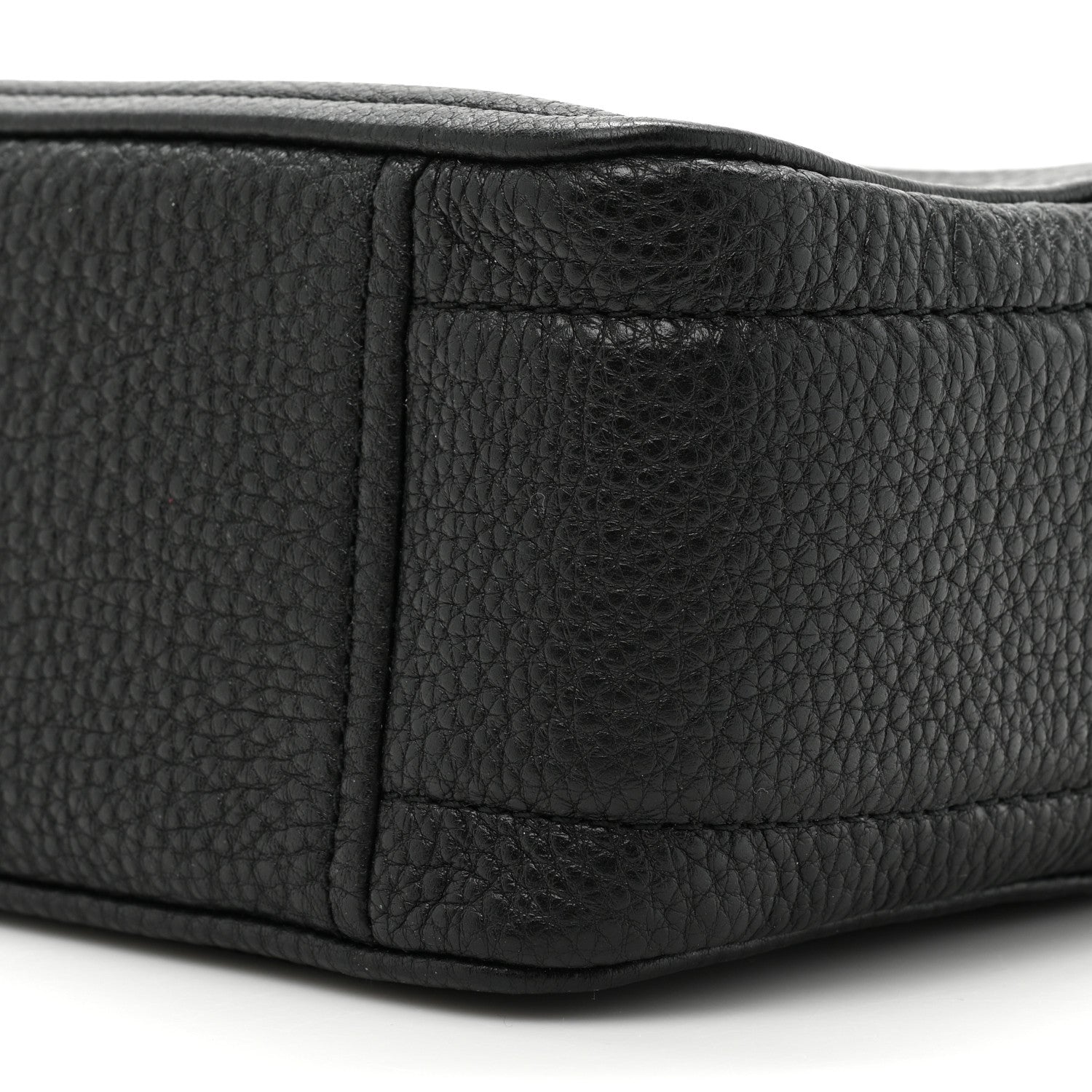 Marc Jacobs Supple Natural Grain Calfskin The Softshot 27 Bag Black 8 of 9