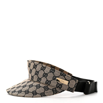 Gucci Monogram Visor Hat L Beige Blue 4 of 9